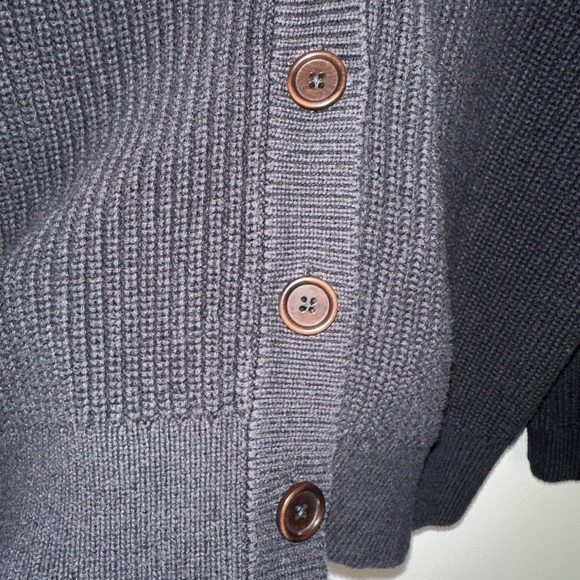 Pact Women's Luxe Knit Black Cardigan Sweater size XL - Picture 3 of 5